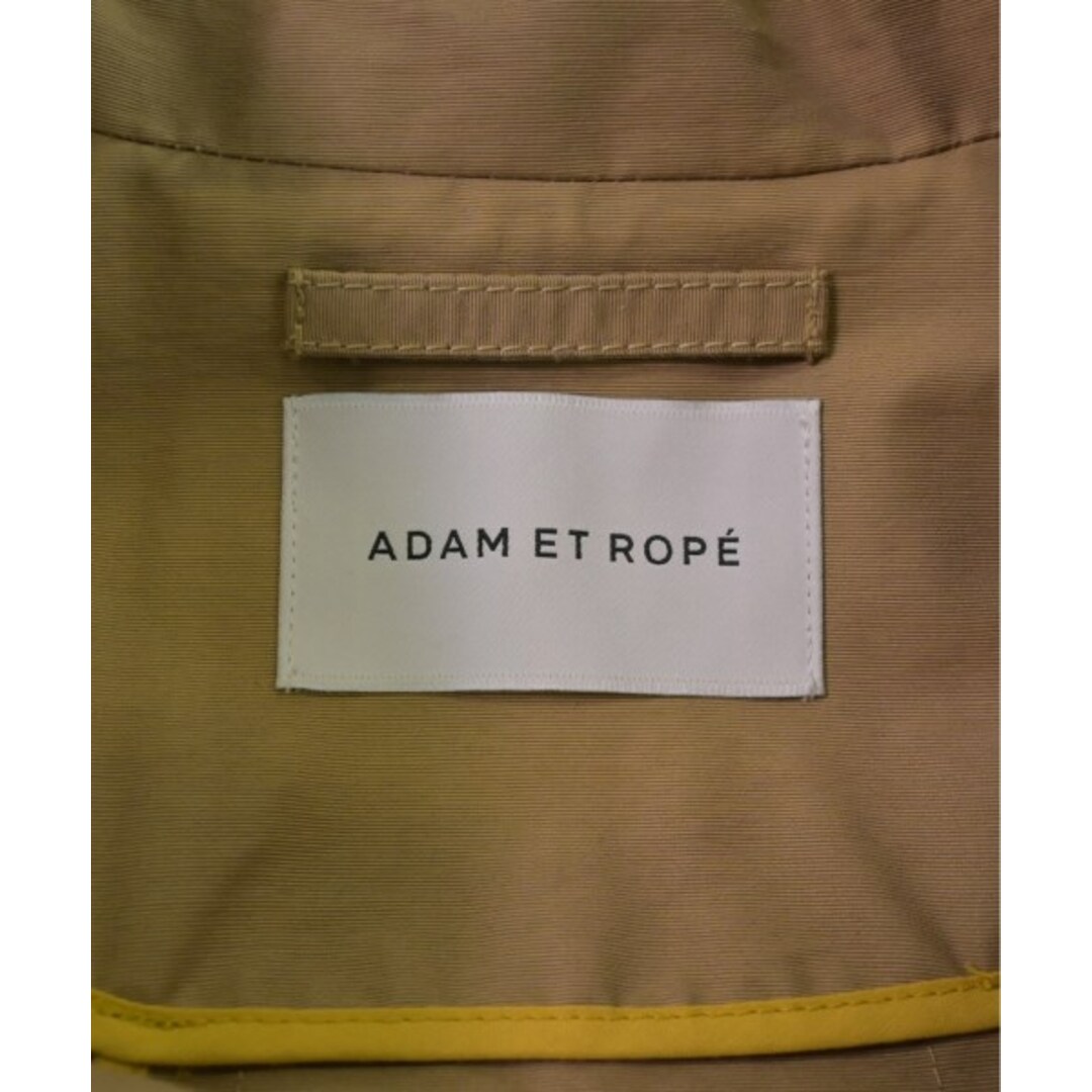 ADAM ET ROPE アダムエロペ ステンカラーコート F ベージュ 【古着】【中古】 メンズのジャケット/アウター(ステンカラーコート)の商品写真