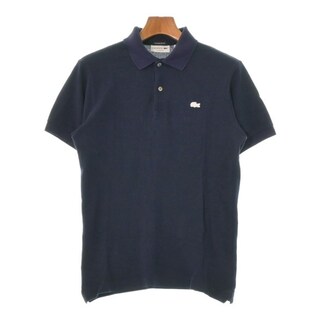 LACOSTE - LACOSTE ラコステ ポロシャツ 3(M位) 紺 【古着】【中古】