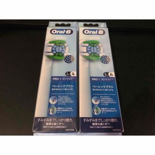 ブラウン(BRAUN)のOral-B「ベーシック替えブラシ4本入」×2  新品未開封(その他)