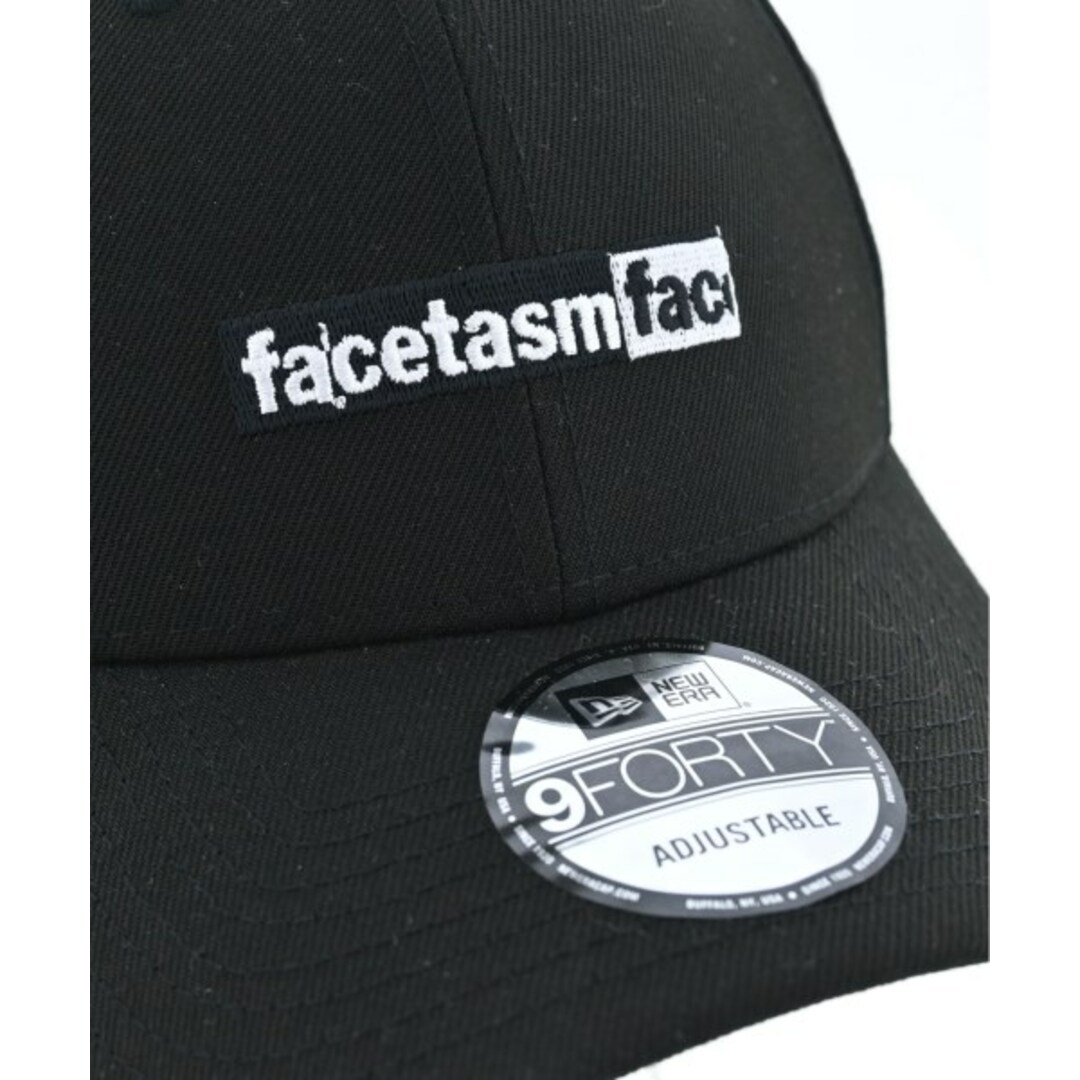 FACETASM(ファセッタズム)のFACETASM ファセッタズム キャップ - 黒 【古着】【中古】 メンズの帽子(キャップ)の商品写真