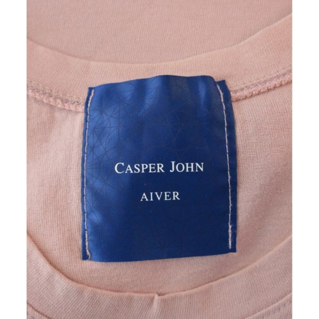 Casper John(キャスパージョン)のCasper John Tシャツ・カットソー -(M位) ピンク 【古着】【中古】 メンズのトップス(Tシャツ/カットソー(半袖/袖なし))の商品写真