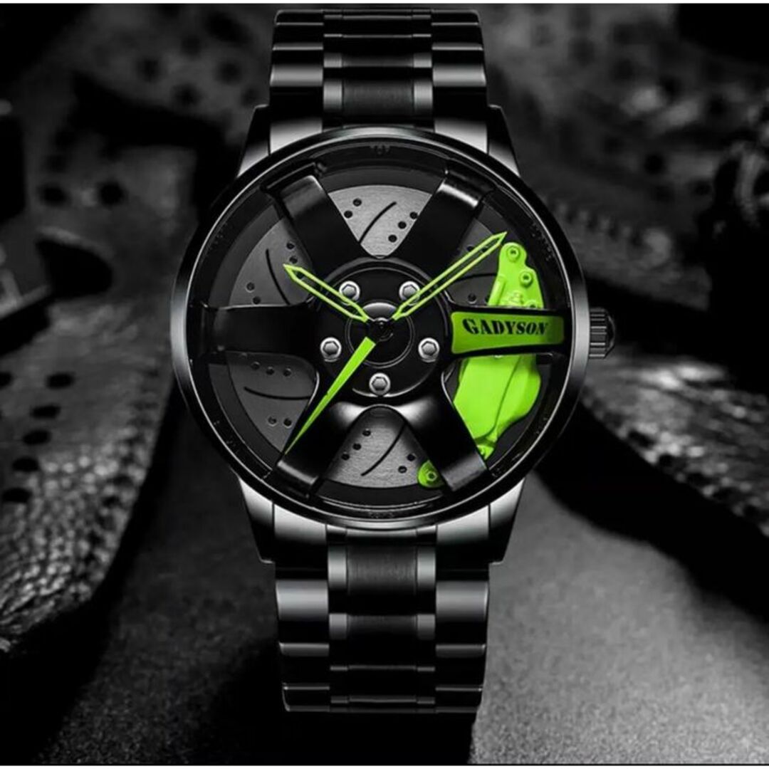 【最新作】日本未発売　GADY SON ホイール腕時計　限定販売☆ メンズの時計(腕時計(アナログ))の商品写真