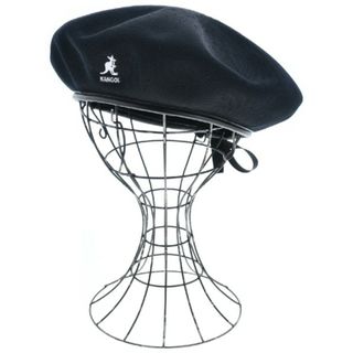 カンゴール(KANGOL)のKANGOL カンゴール ハンチング・ベレー帽 S 黒 【古着】【中古】(ハンチング/ベレー帽)