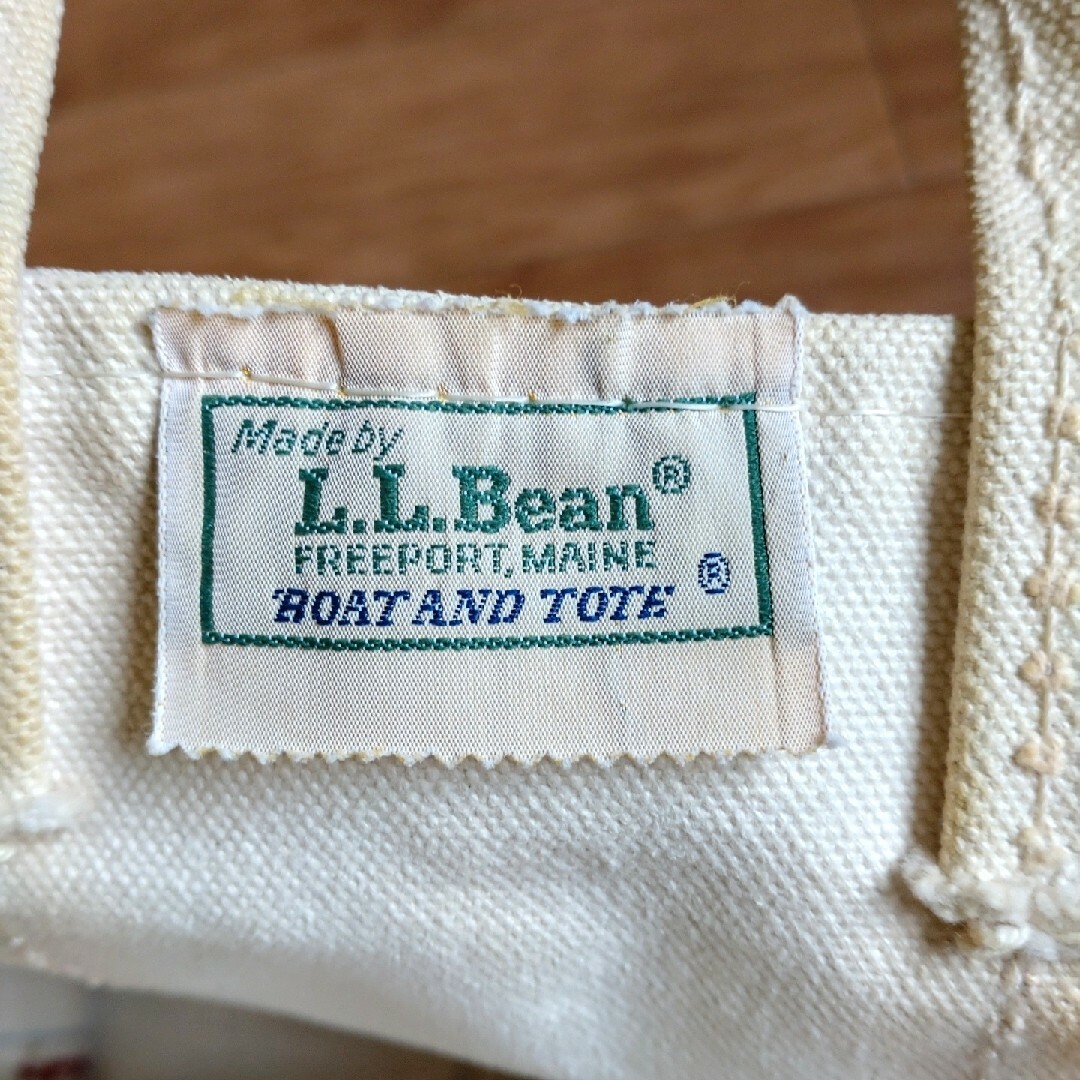 L.L.Bean(エルエルビーン)の【送料無料・80’S L.L.Bean】BOAT AND TOTE BAG 赤 レディースのバッグ(トートバッグ)の商品写真