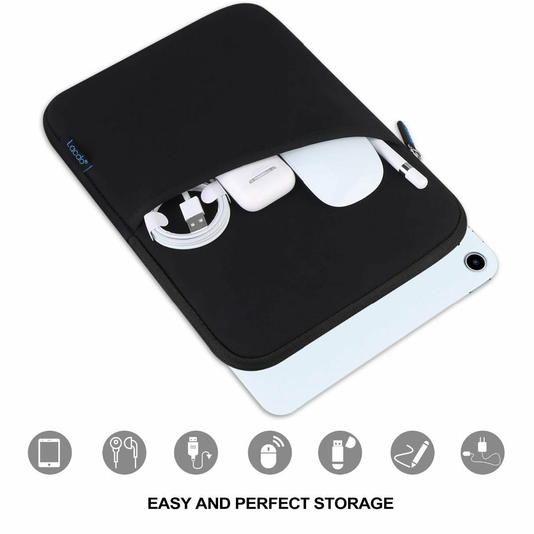 Lacdo iPad Mini 6 スリーブ、iPad Mini ケースバッグ、 スマホ/家電/カメラのPC/タブレット(タブレット)の商品写真