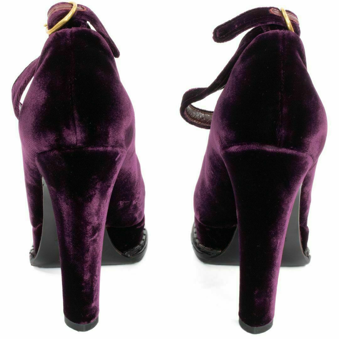 Yves Saint Laurent(イヴサンローラン)の【全額返金保証・送料無料】イヴサンローランのハイヒール・正規品・美品・24cm レディースの靴/シューズ(ハイヒール/パンプス)の商品写真