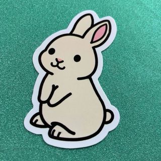 ⭐️人気⭐️うさぎのステッカー　アニマル　Rabbit Sticker(車外アクセサリ)