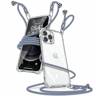 iPhone 12 Pro Max ケース クリア ショルダー iPhone12(その他)
