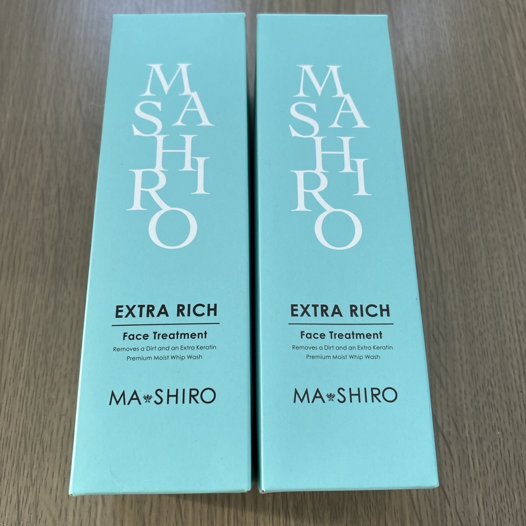 MA・SHIRO(マシロ)の新品　未開封　MASHIRO マシロ　洗顔　フェイストリートメント　2本セット コスメ/美容のスキンケア/基礎化粧品(洗顔料)の商品写真