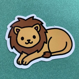 ⭐️人気⭐️ライオンのステッカー　Lion Sticker(車外アクセサリ)