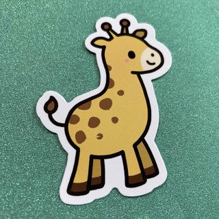 ⭐️人気⭐️キリンのステッカー　アニマル　Giraffe Sticker(車外アクセサリ)