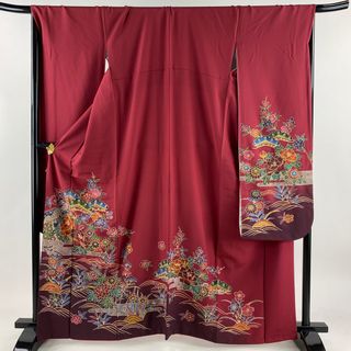 振袖 身丈164.5cm 裄丈69cm 正絹 名品 【中古】(着物)