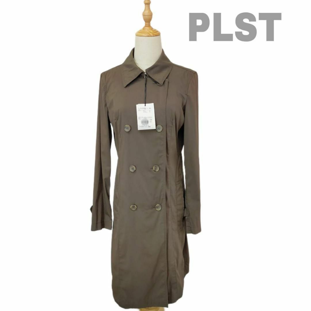 PLST(プラステ)の未使用 PLST プラステ スプリングコート カーキ タグ付き Mサイズ レディースのジャケット/アウター(スプリングコート)の商品写真