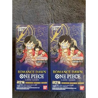 ワンピース(ONE PIECE)のブースターパック ROMANCE DAWN【OP-01】未開封BOX  2BOX(Box/デッキ/パック)