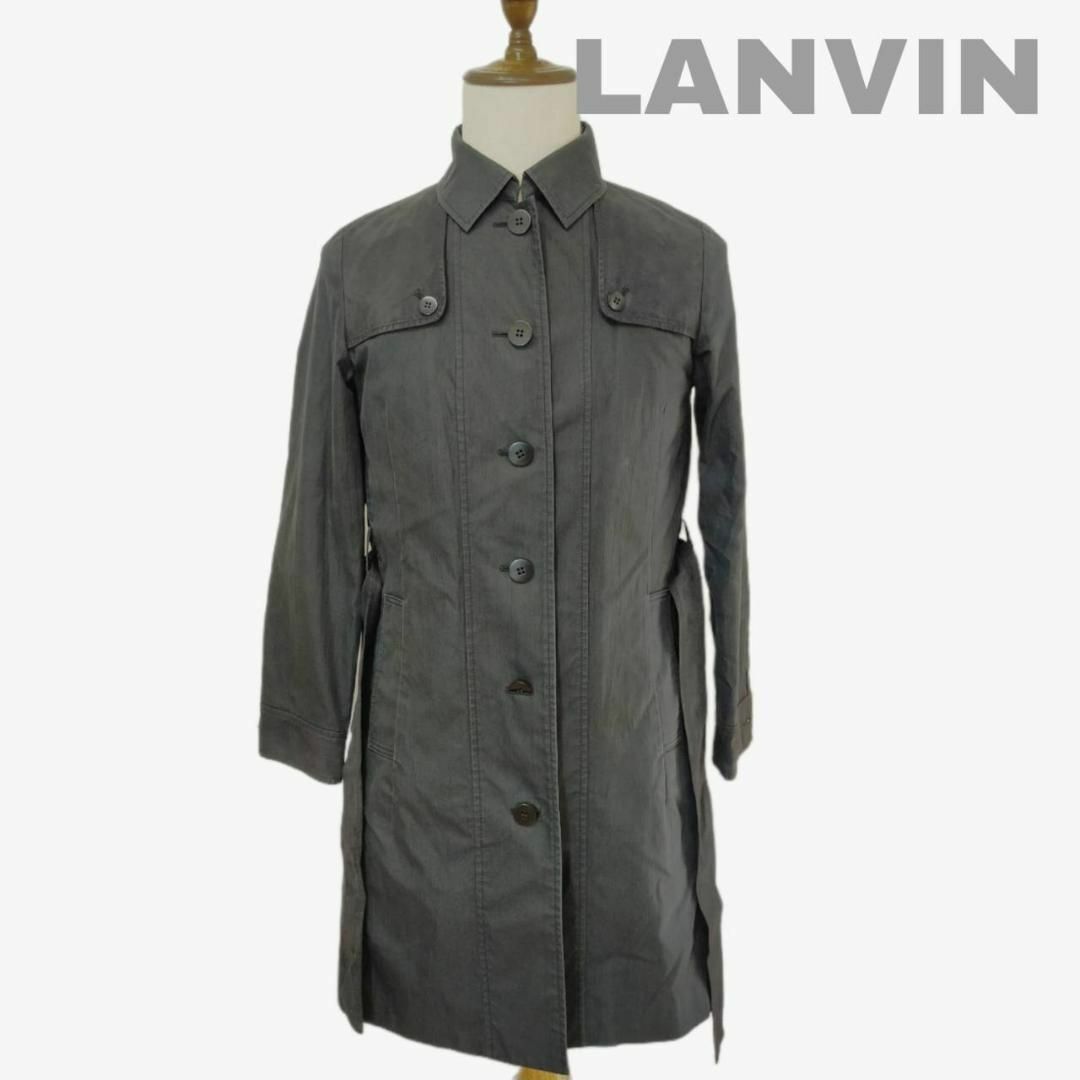 LANVIN(ランバン)のLANVIN SPORT ランバンスポール トレンチコート 38 Mサイズ レディースのジャケット/アウター(トレンチコート)の商品写真