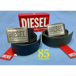 ディーゼル(DIESEL)のディーゼル　ベルト 26B23　サイズ 85　ブラック　新品　X08893(ベルト)