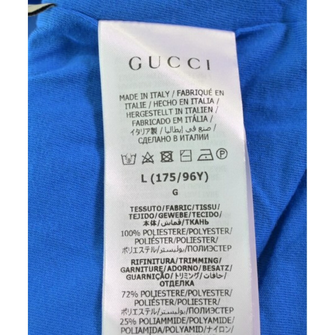 Gucci(グッチ)のGUCCI グッチ ブルゾン（その他） L 青xオレンジ系(総柄) 【古着】【中古】 レディースのジャケット/アウター(その他)の商品写真