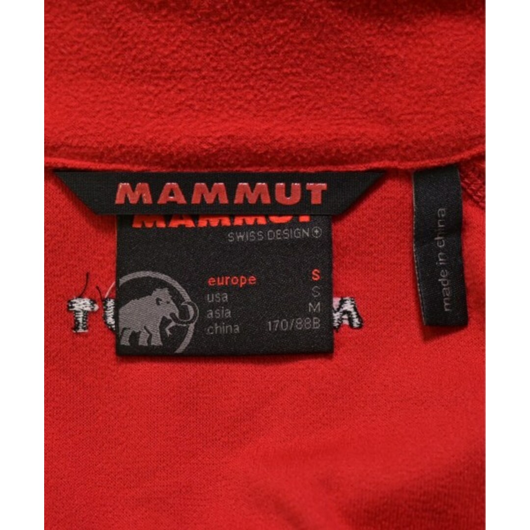 Mammut(マムート)のMAMMUT マムート スウェット S 赤xグレー 【古着】【中古】 メンズのトップス(スウェット)の商品写真