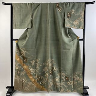 訪問着 身丈164.5cm 裄丈66.5cm 正絹 秀品 【中古】(着物)