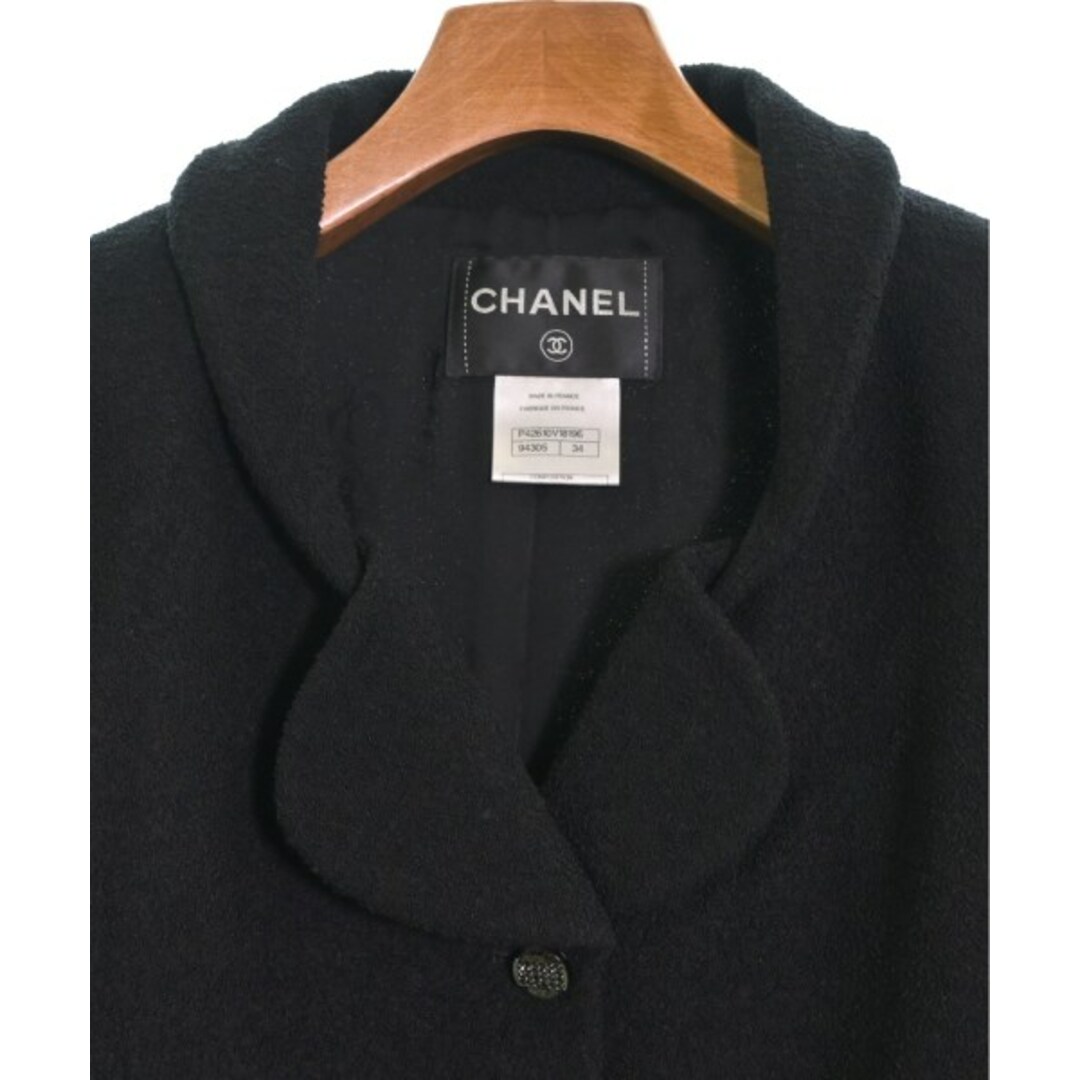 CHANEL(シャネル)のCHANEL シャネル ジャケット（その他） 34(XXS位) 黒 【古着】【中古】 レディースのジャケット/アウター(その他)の商品写真