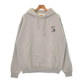 SEE SEE シーシー パーカー L グレー 【古着】【中古】(パーカー)