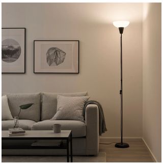 IKEA - IKEA イケア レールスタ フロア/読書ランプ ホワイトの IKEA - IKEA イケア レールスタ フロア/読書ランプ ホワイトの