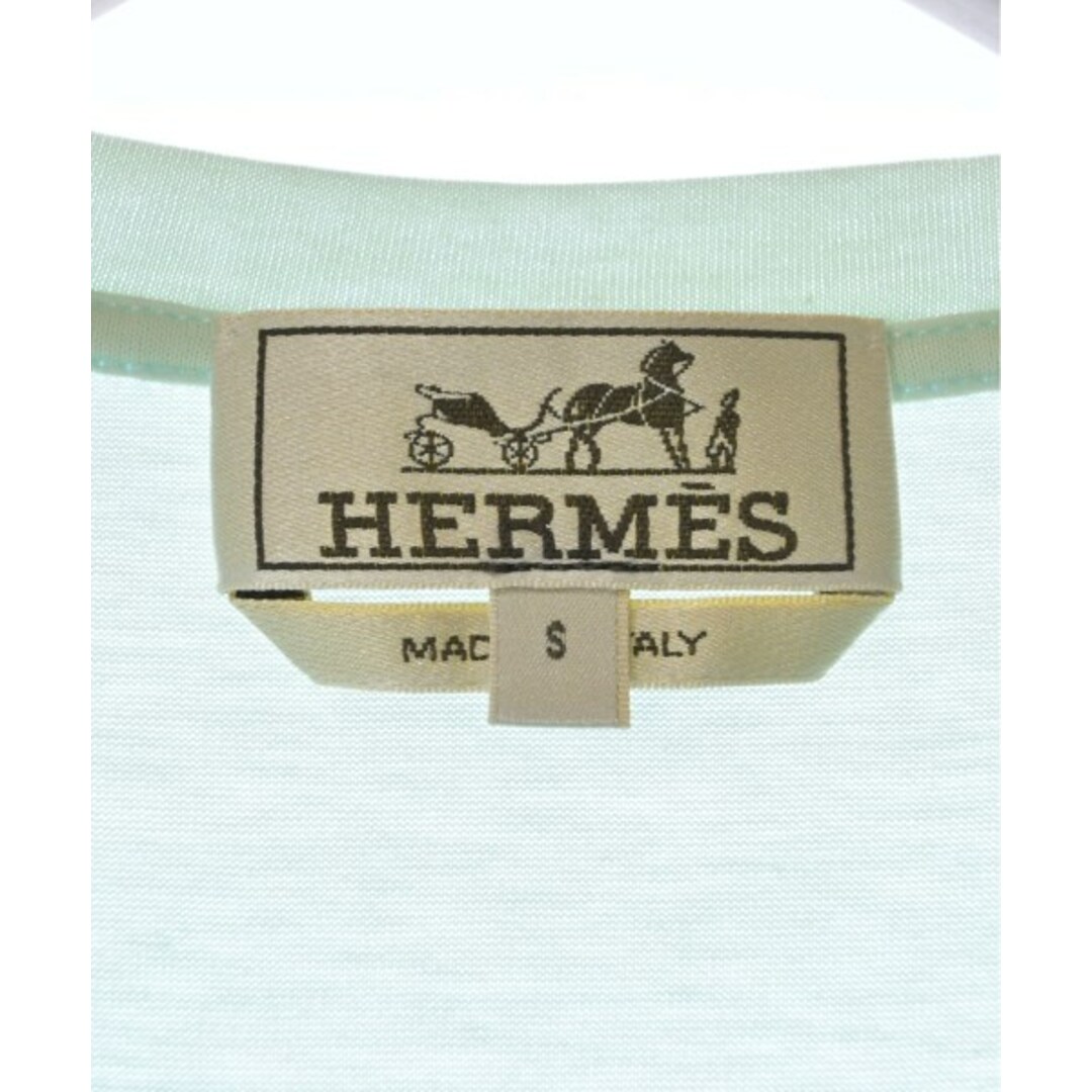 Hermes(エルメス)のHERMES エルメス Tシャツ・カットソー S 緑 【古着】【中古】 メンズのトップス(Tシャツ/カットソー(半袖/袖なし))の商品写真