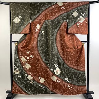 訪問着 身丈160cm 裄丈66.5cm 正絹 美品 秀品 【中古】(着物)