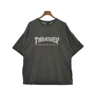 THRASHER - THRASHER スラッシャー Tシャツ・カットソー L グレー 【古着】【中古】