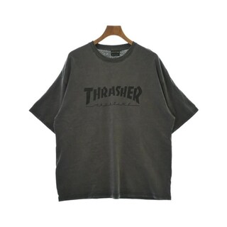 THRASHER - THRASHER スラッシャー Tシャツ・カットソー L グレー 【古着】【中古】