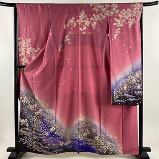 振袖 身丈159.5cm 裄丈66cm 正絹 美品 逸品 【中古】(着物)