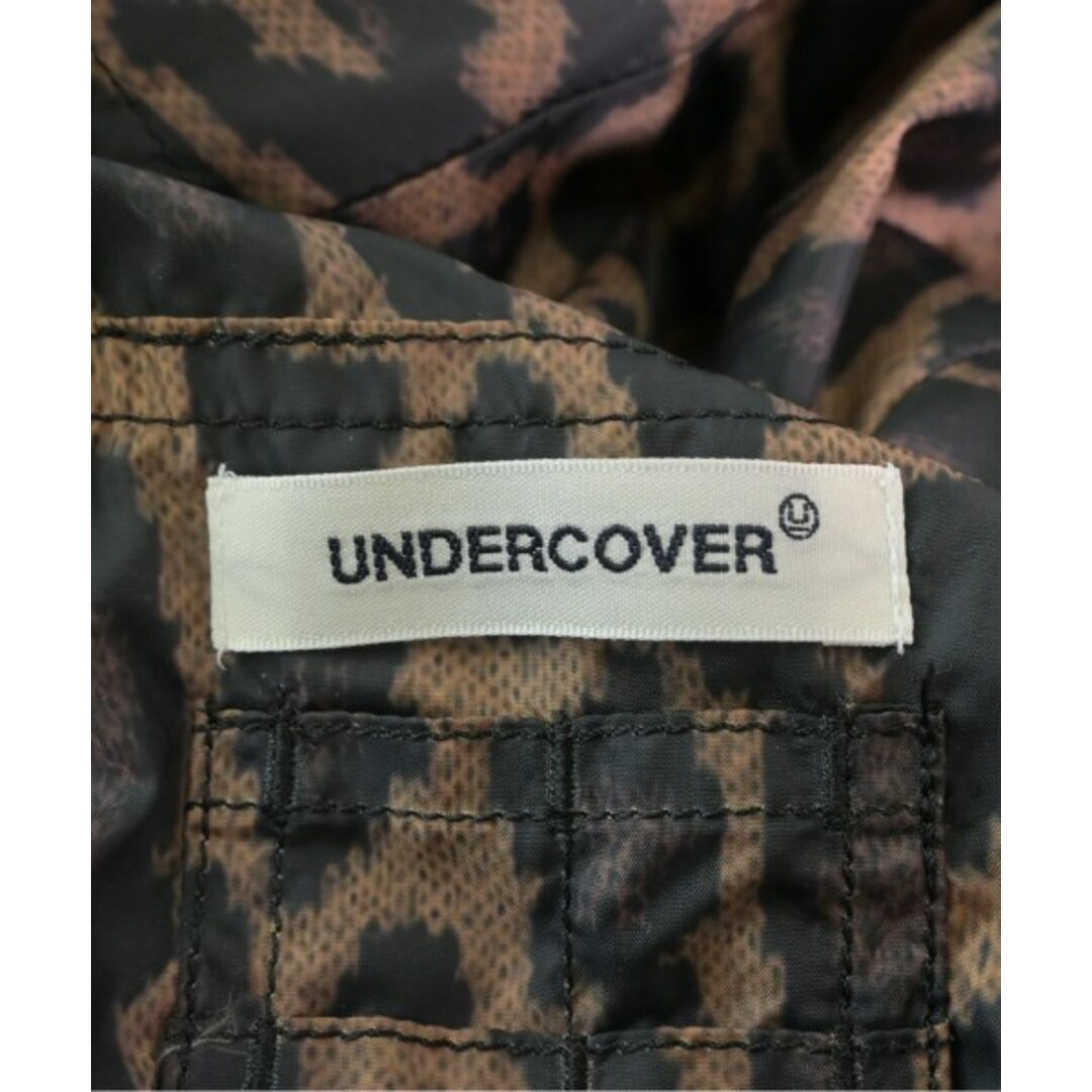 UNDERCOVER(アンダーカバー)のUNDER COVER ミリタリーブルゾン 2(M位) 茶系x黒(総柄) 【古着】【中古】 レディースのジャケット/アウター(ミリタリージャケット)の商品写真