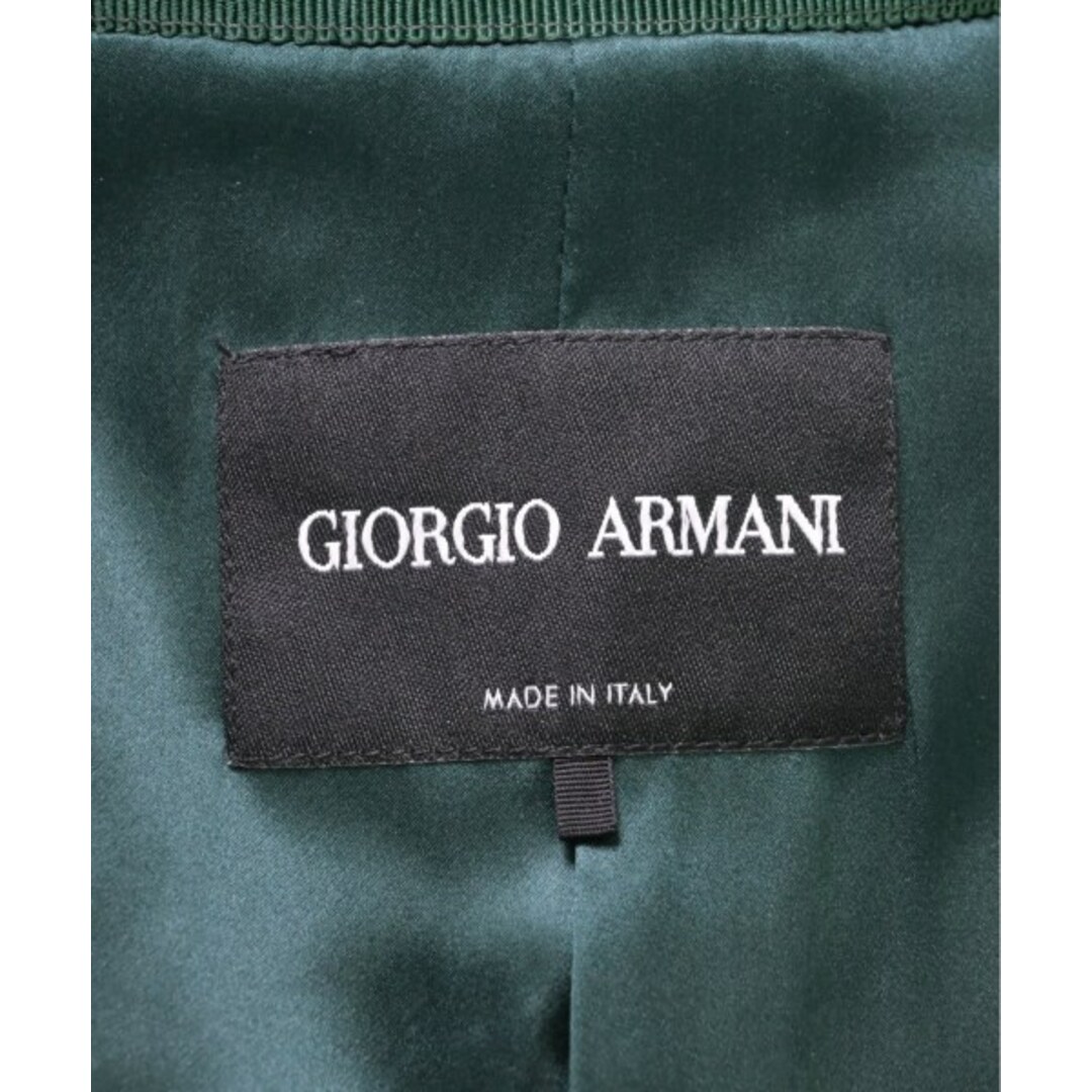 Giorgio Armani(ジョルジオアルマーニ)のGIORGIO ARMANI ジョルジオアルマーニ ブルゾン 38(S位) 緑 【古着】【中古】 レディースのジャケット/アウター(その他)の商品写真