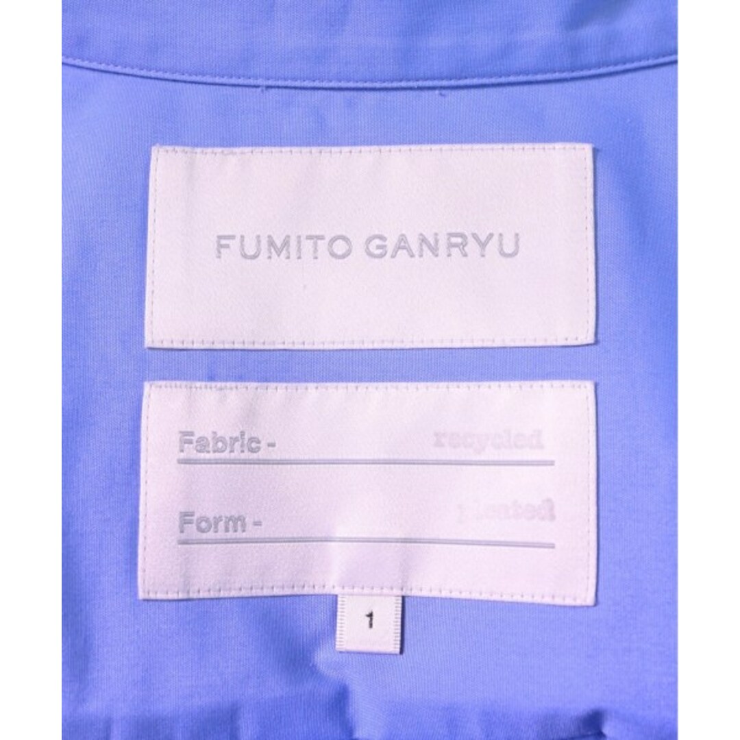 FUMITO GANRYU カジュアルシャツ 1(S位) 水色 【古着】【中古】 メンズのトップス(シャツ)の商品写真