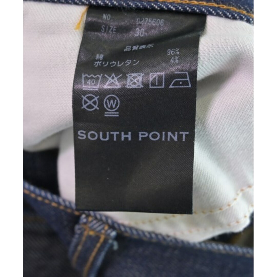 SOUTH POINT デニムパンツ 30(M位) インディゴ(デニム) 【古着】【中古】 メンズのパンツ(デニム/ジーンズ)の商品写真