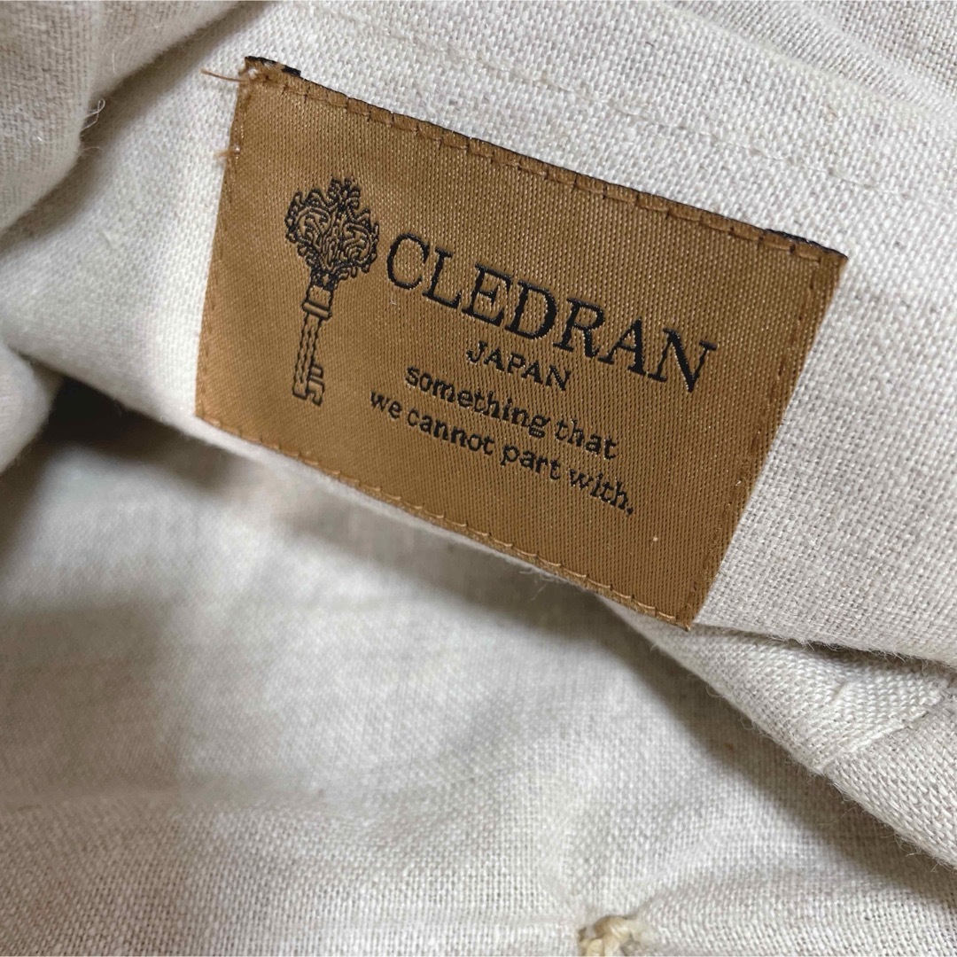 CLEDRAN(クレドラン)のcledran クレドラン　トートバッグ　カゴバック　サマーバッグ　本革 レディースのバッグ(トートバッグ)の商品写真