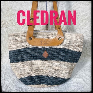 クレドラン(CLEDRAN)のcledran クレドラン　トートバッグ　カゴバック　サマーバッグ　本革(トートバッグ)