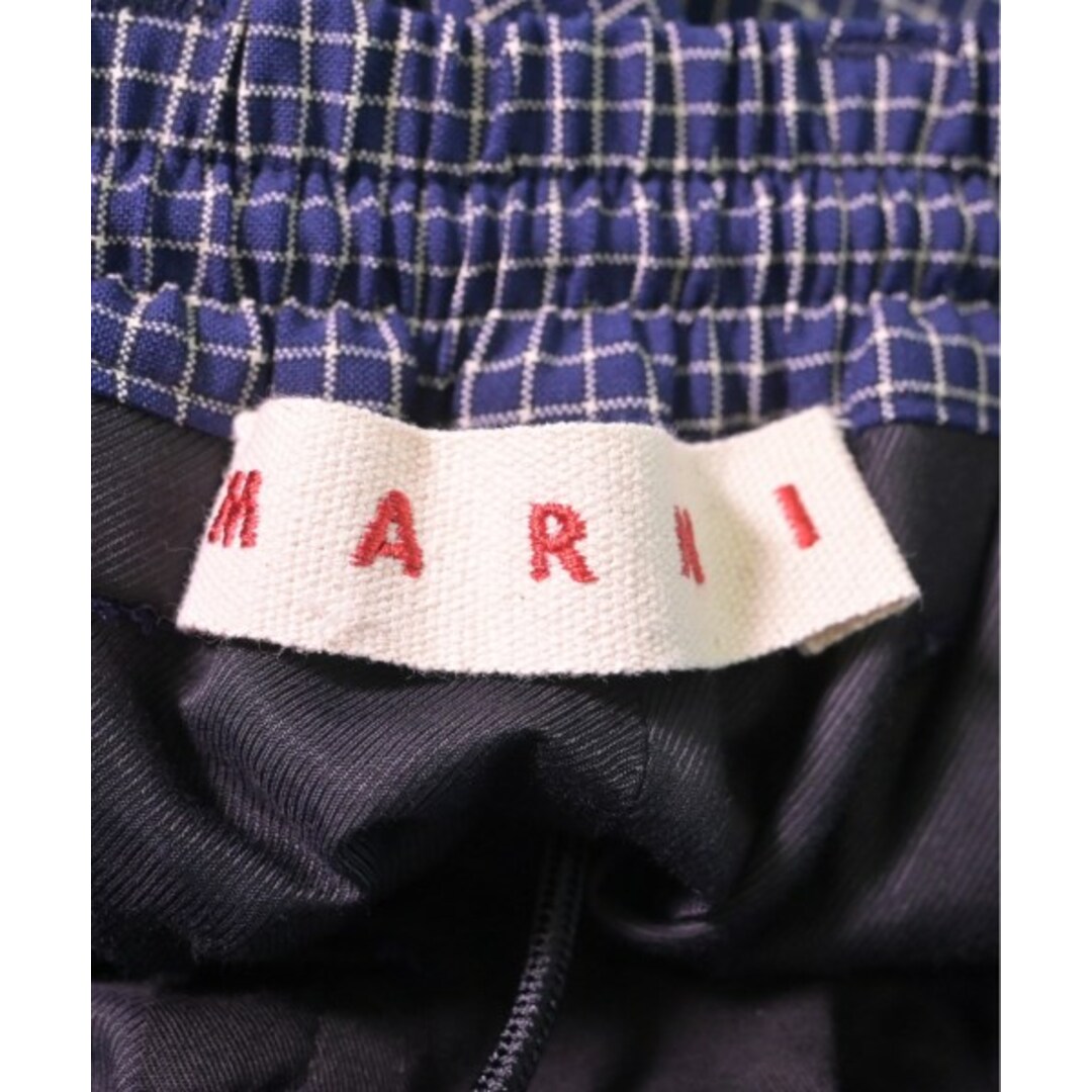 Marni(マルニ)のMARNI マルニ スラックス 46(M位) 紺x白(チェック) 【古着】【中古】 メンズのパンツ(スラックス)の商品写真