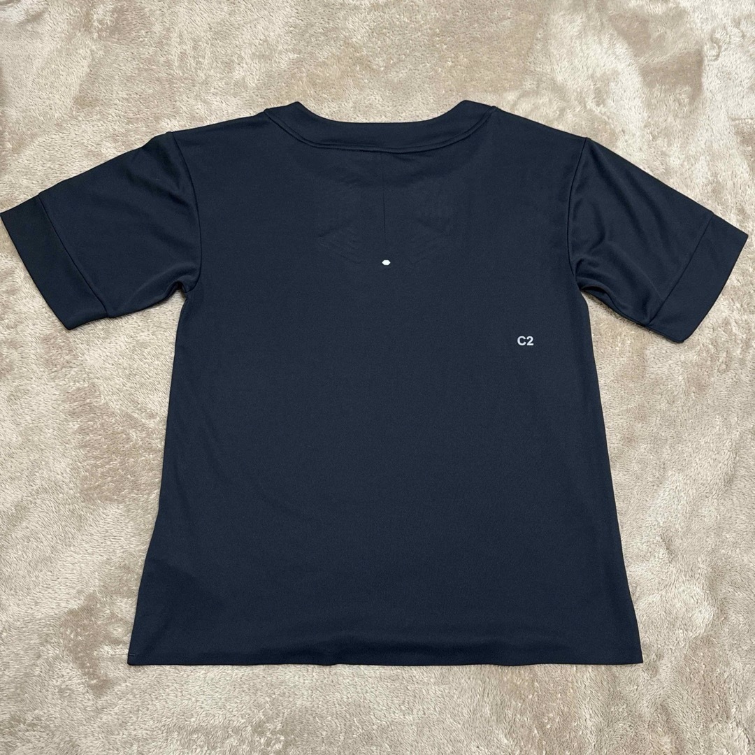 asics(アシックス)のasics アシックス　ラウンドネック　Tシャツ　黒 レディースのトップス(Tシャツ(半袖/袖なし))の商品写真
