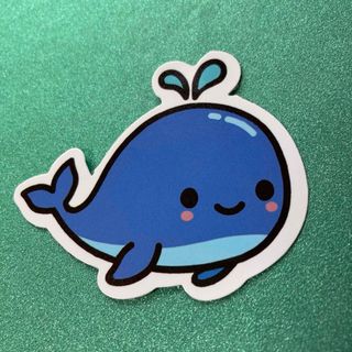 ⭐️クジラの防水ステッカー⭐️Whale Waterproof Sticker(車外アクセサリ)