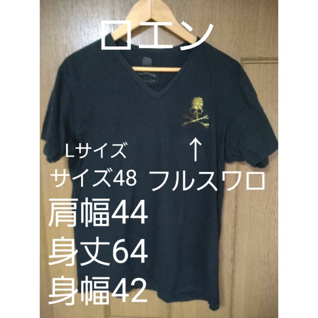 Roen(ロエン)の服　ファッション　Roen　roar　半袖　Tシャツ 　フルスワロ メンズのトップス(Tシャツ/カットソー(半袖/袖なし))の商品写真