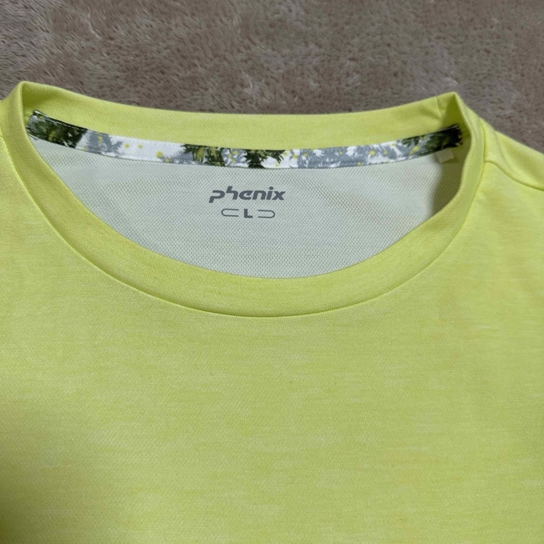 phenix(フェニックス)の未着用＊PHENIX Comfy Pocket Tシャツ　Ｌサイズ イエロー レディースのトップス(Tシャツ(半袖/袖なし))の商品写真