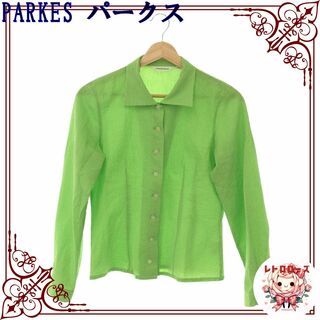 green parks - PARKES パークス トップス ブラウス きれいめ ボタン付き 長袖
