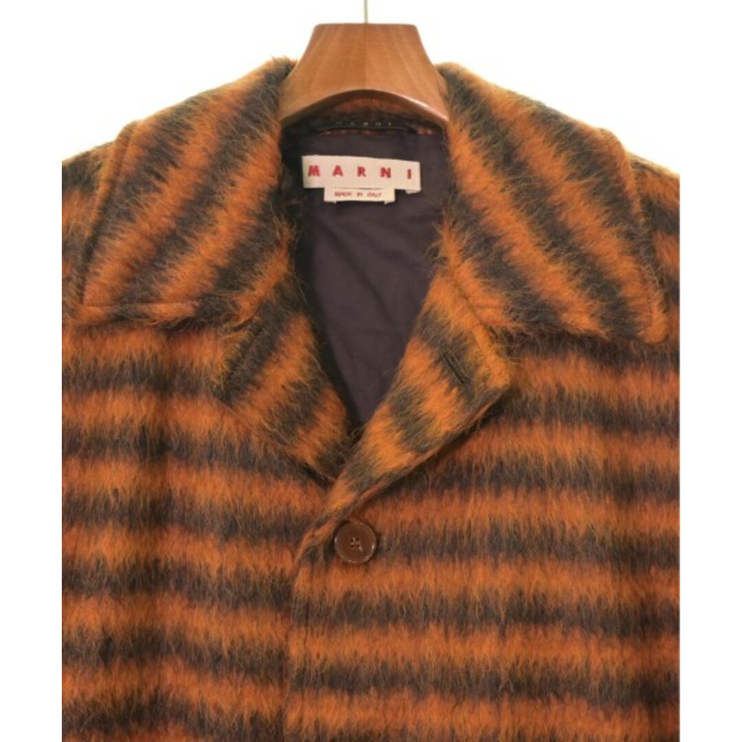 MARNI - MARNI マルニ コート(その他) 48(L位) オレンジxこげ MARNI - MARNI マルニ コート(その他) 48(L位) オレンジxこげ