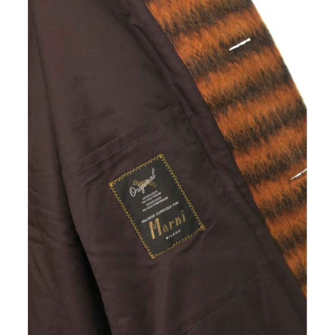 MARNI - MARNI マルニ コート(その他) 48(L位) オレンジxこげ MARNI - MARNI マルニ コート(その他) 48(L位) オレンジxこげ