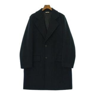 マルニ(Marni)のMARNI マルニ チェスターコート 46(M位) 紺 【古着】【中古】(チェスターコート)