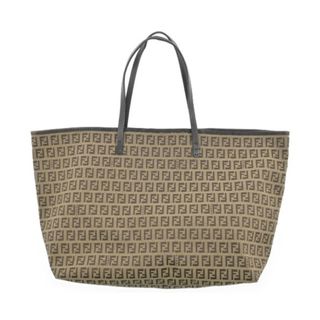 FENDI - FENDI フェンディ トートバッグ - ベージュx茶(総柄) 【古着】【中古】