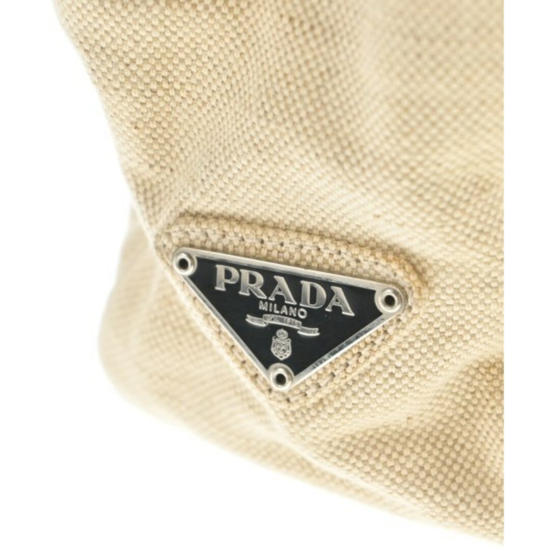 PRADA(プラダ)のPRADA プラダ ハンドバッグ - ベージュ 【古着】【中古】 レディースのバッグ(ハンドバッグ)の商品写真