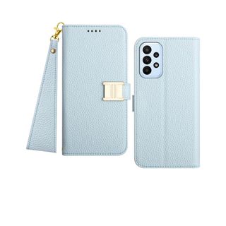 GALAXY A23 5G 手帳型 カード収納 高級PUレザー