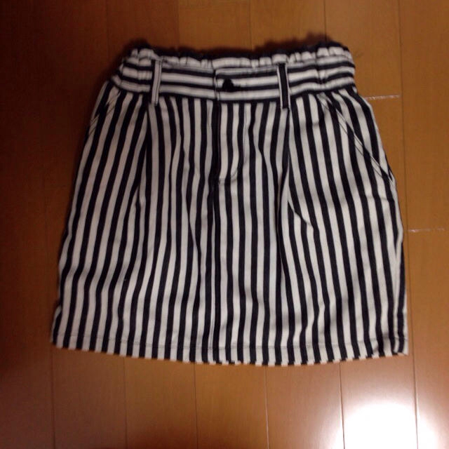 ストライプ ペンシルSK レディースのスカート(ミニスカート)の商品写真
